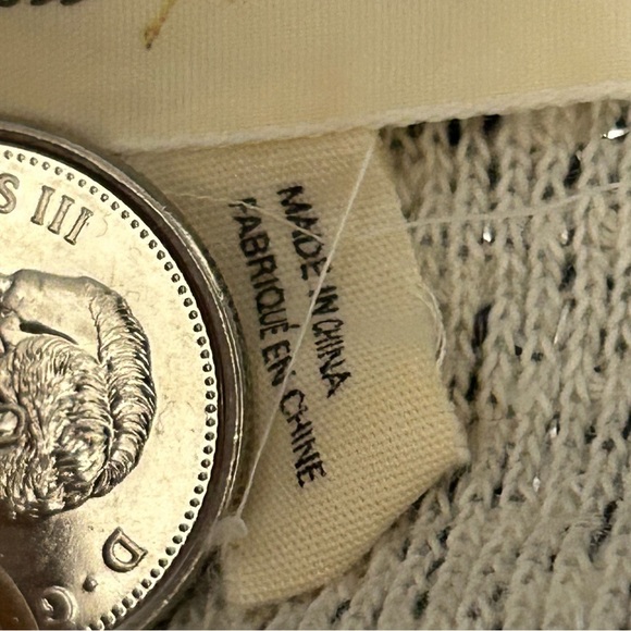 Meadow Rue Black and White Striped Tunic Size S - Picture 5 of 10